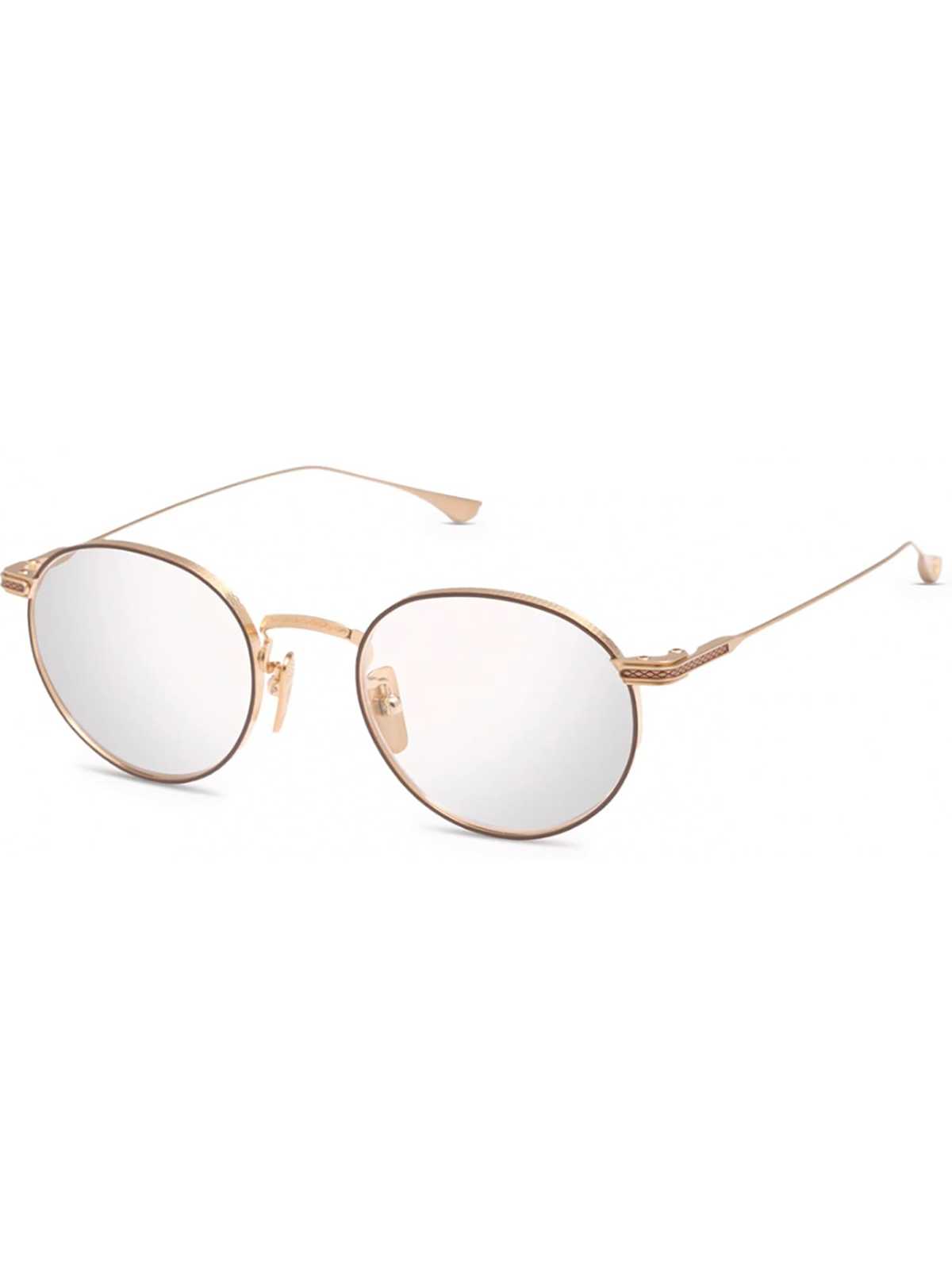 DITA DTX168/A/02 JOURNEY/TWO Eyewear - Brushed White Gold/Mahogany - Image 2 of 3