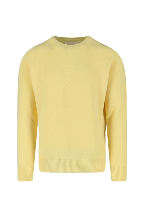 Jil Sander Virgin Wool And Cashmere Blend Sweater - Yellow