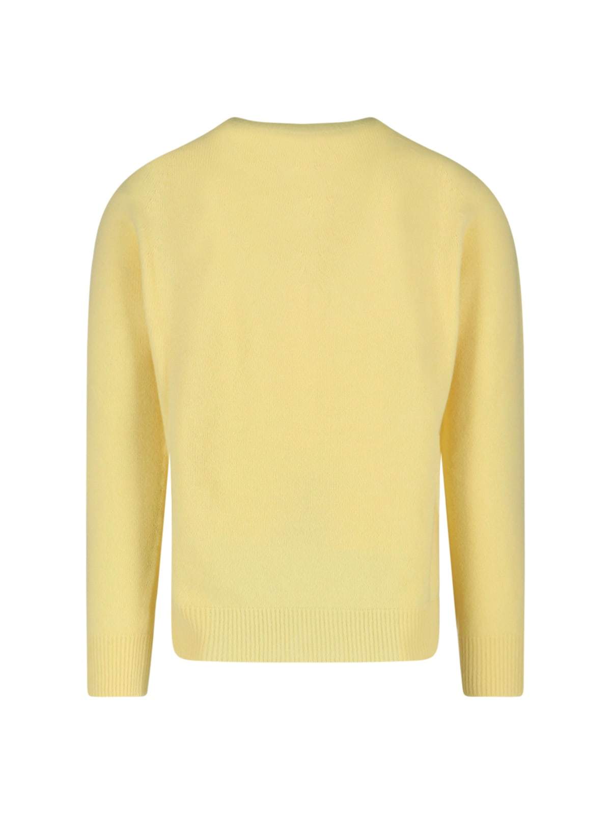Jil Sander Virgin Wool And Cashmere Blend Sweater - Yellow - Image 2 of 3