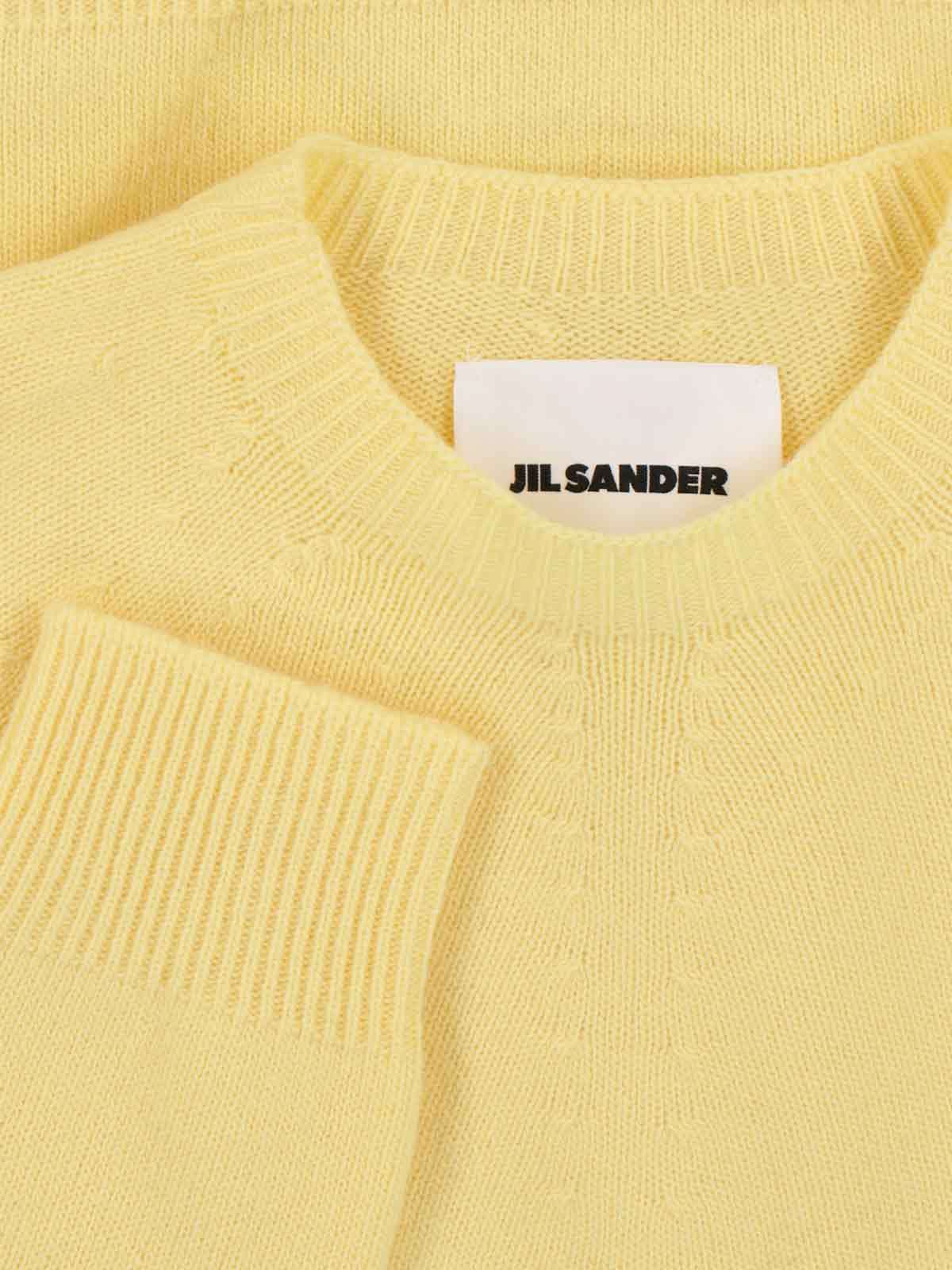 Jil Sander Virgin Wool And Cashmere Blend Sweater - Yellow - Image 3 of 3