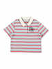 KIDS Marni Striped Jersey Polo - Gray - Thumbnail 1