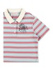 KIDS Marni Striped Jersey Polo - Gray - Thumbnail 2