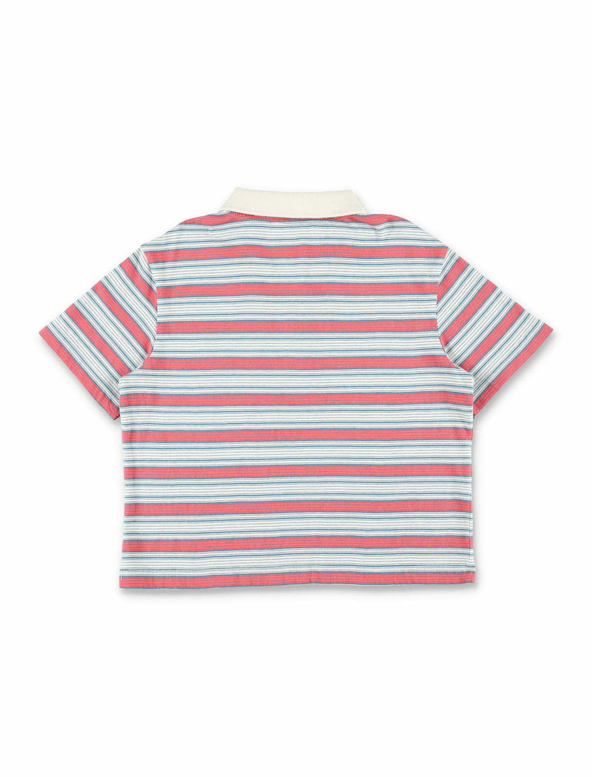KIDS Marni Striped Jersey Polo - Gray - Image 3 of 3