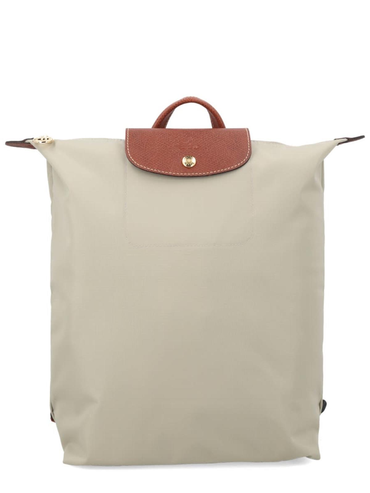 Longchamp Le Pliage Medium Backpack - Gray - Image 1 of 3