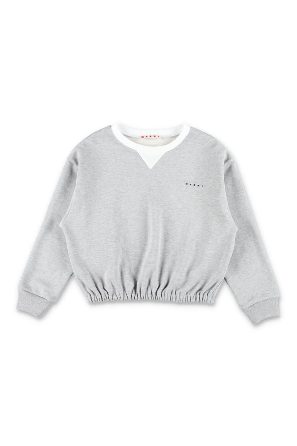 KIDS Marni Cotton Sweatshirt - Gray