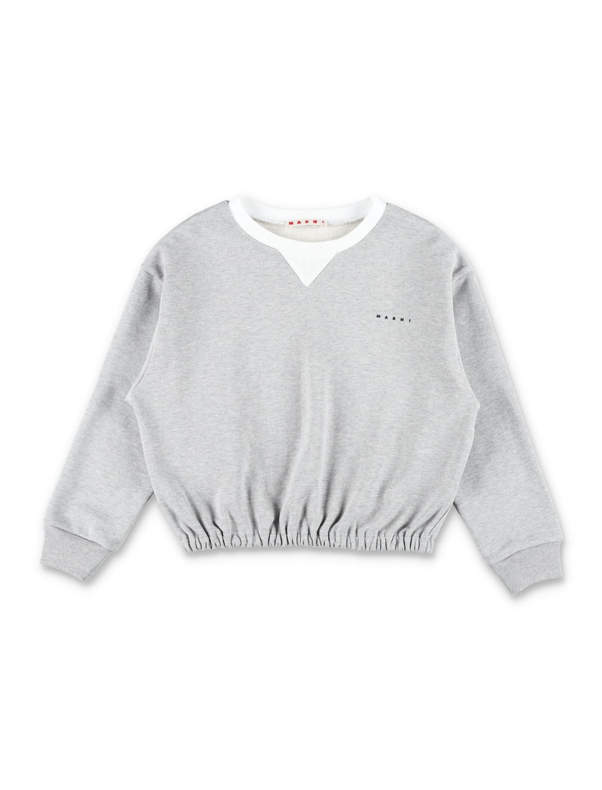 KIDS Marni Cotton Sweatshirt - Gray - Image 1 of 3
