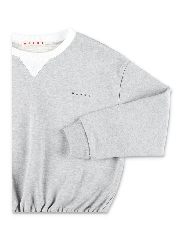 KIDS Marni Cotton Sweatshirt - Gray