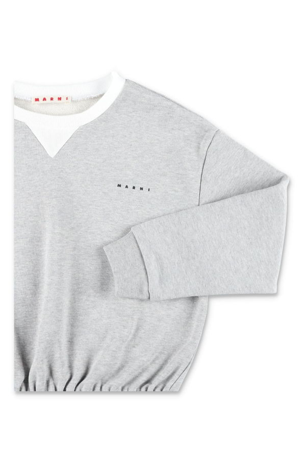 KIDS Marni Cotton Sweatshirt - Gray