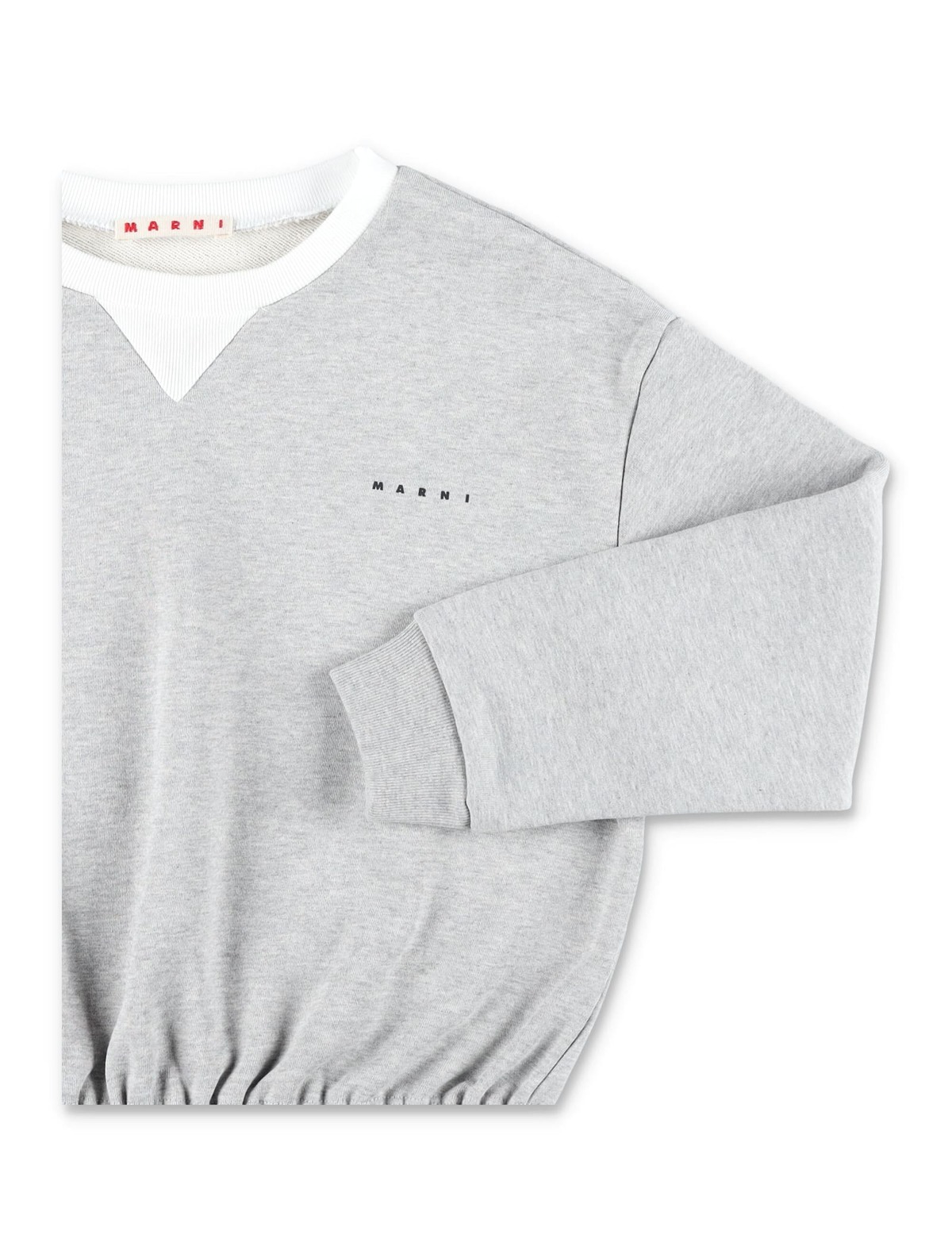 KIDS Marni Cotton Sweatshirt - Gray - Image 2 of 3