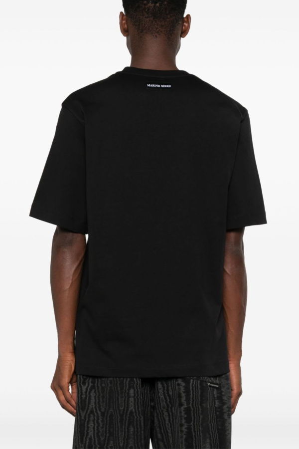 MARINE SERRE Moon Cotton T-Shirt - Black