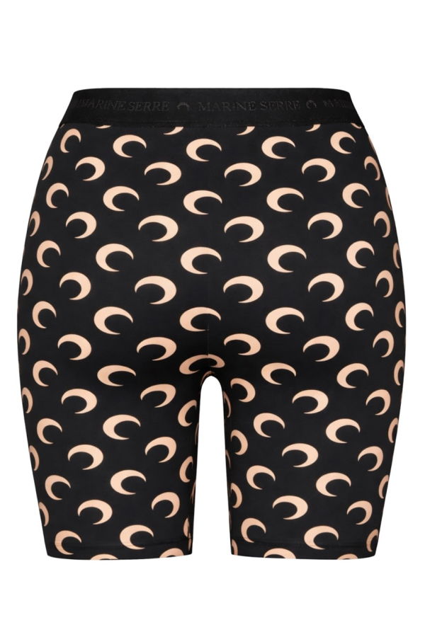 MARINE SERRE Shorts Moon Shorts - Black