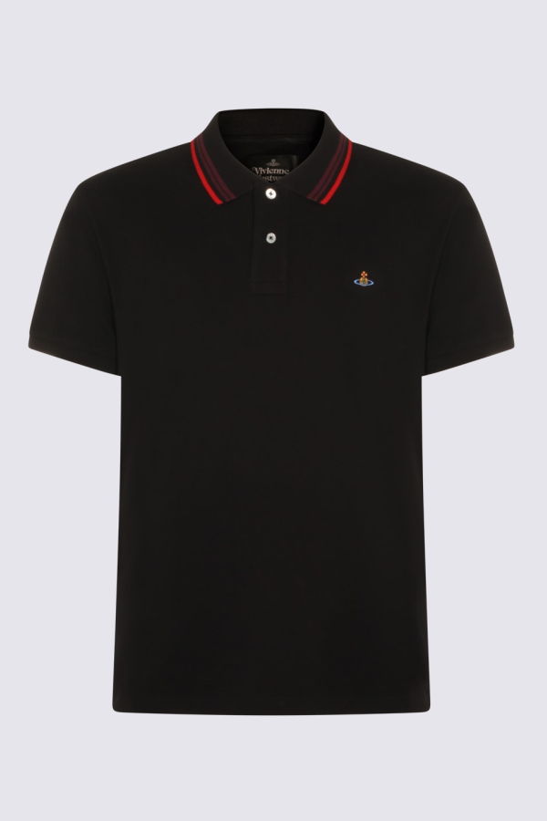 Vivienne Westwood Cotton Polo Shirt - Black