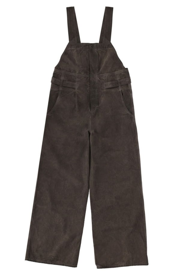 Uma Wang Dungarees Panda Pants - Brown