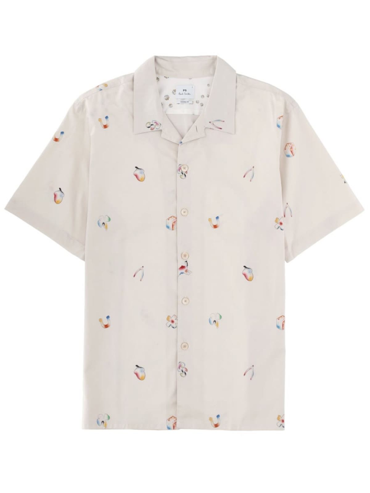 PAUL SMITH PS by Paul Smith Printed Shirt - White - Image 1 of 5