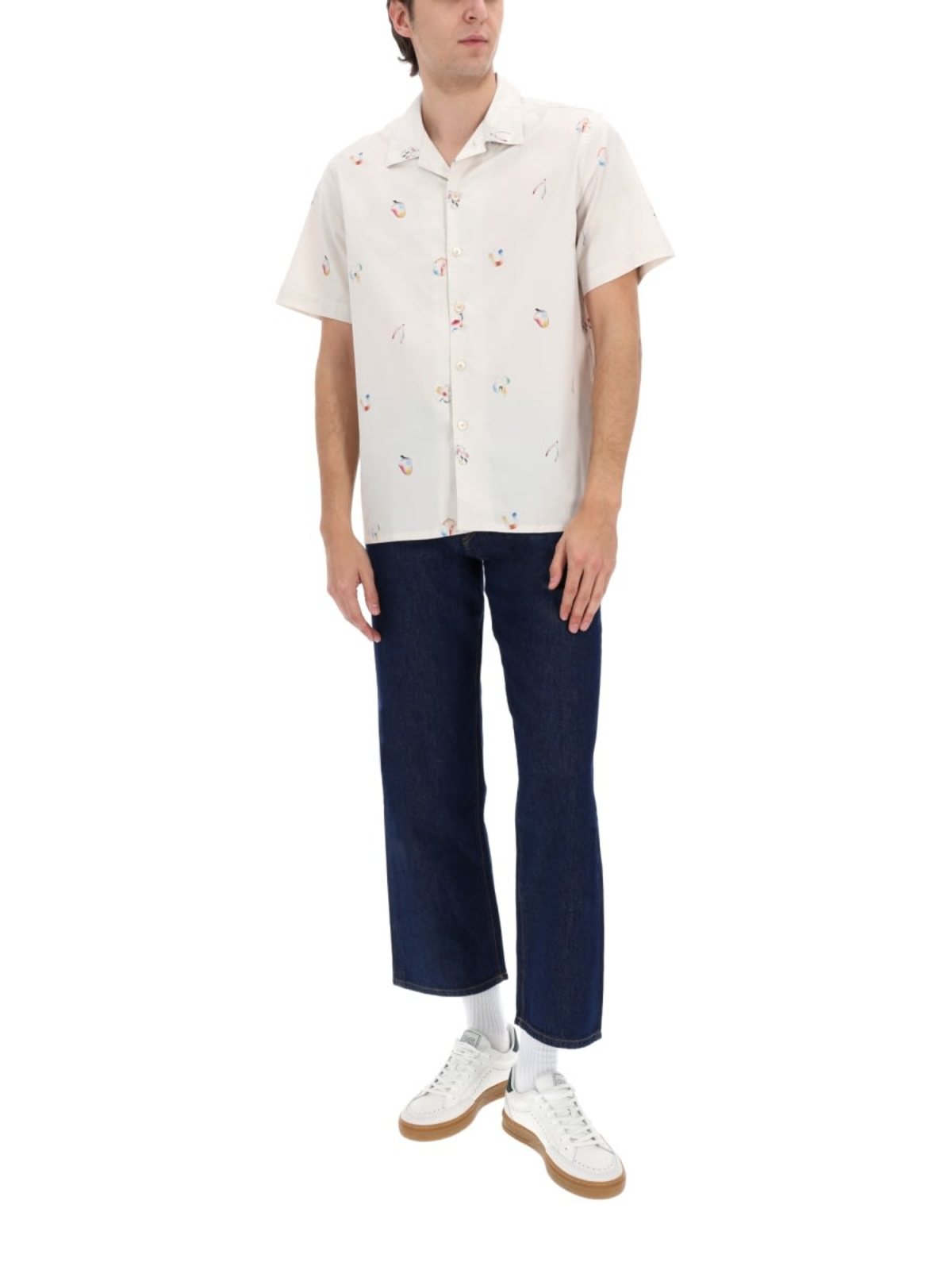 PAUL SMITH PS by Paul Smith Printed Shirt - White - Image 2 of 5