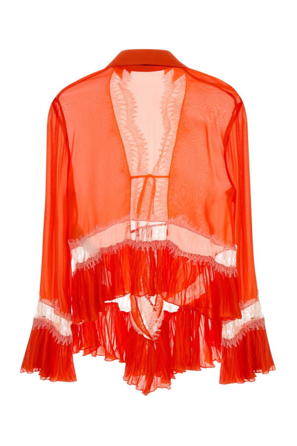 Blumarine Chiffon Blouse - Orange