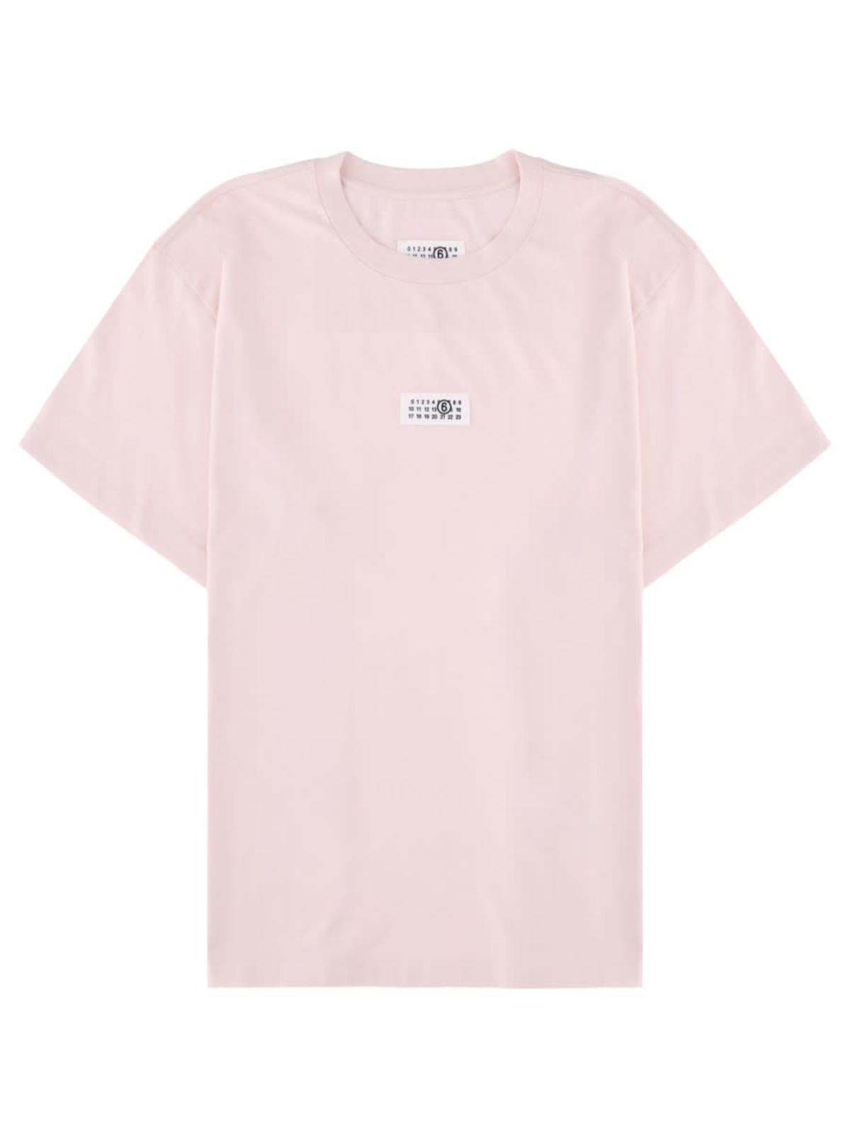 MM6 Maison Margiela Numeric T-Shirt - Pink - Image 1 of 2