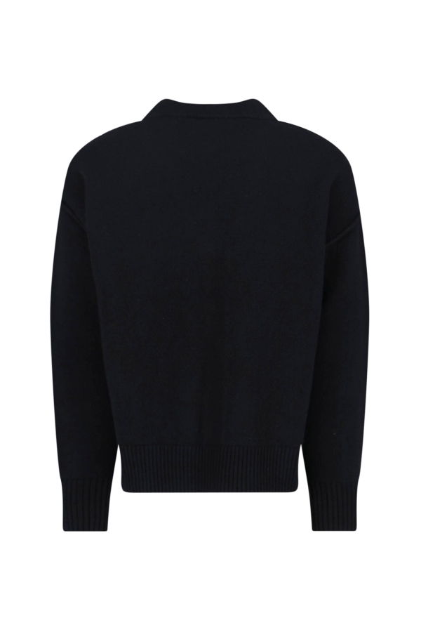 Ami Alexandre Mattiussi Ami De Coeur Cardigan - Black