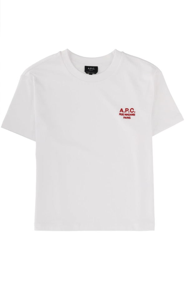 A.P.C. T-Shirt With Logo - White