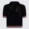 thom browne Black Cotton Polo Shirt - Black - Thumbnail 2