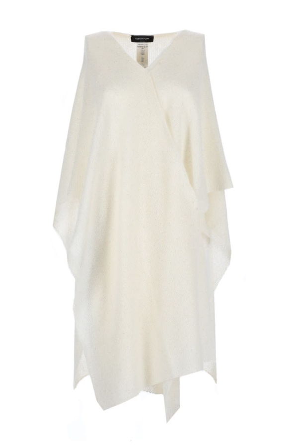 Fabiana Filippi Sequined Cape - Ivory