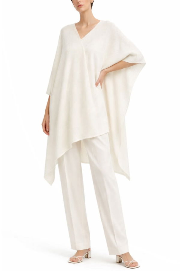 Fabiana Filippi Sequined Cape - Ivory