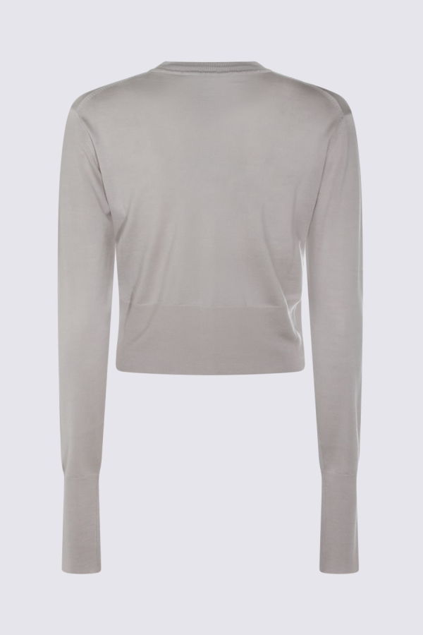 Vivienne Westwood Light Grey Wool Blend Sweater - Gray