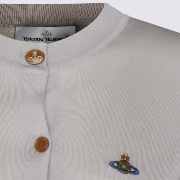 Vivienne Westwood Light Grey Wool Blend Sweater - Gray