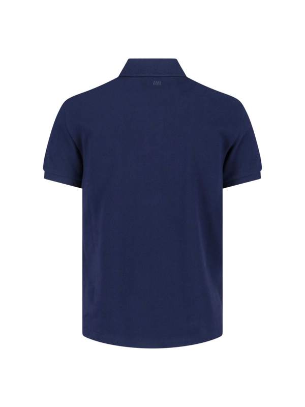 Ami Alexandre Mattiussi Ami De Coeur Polo Shirt - Blue