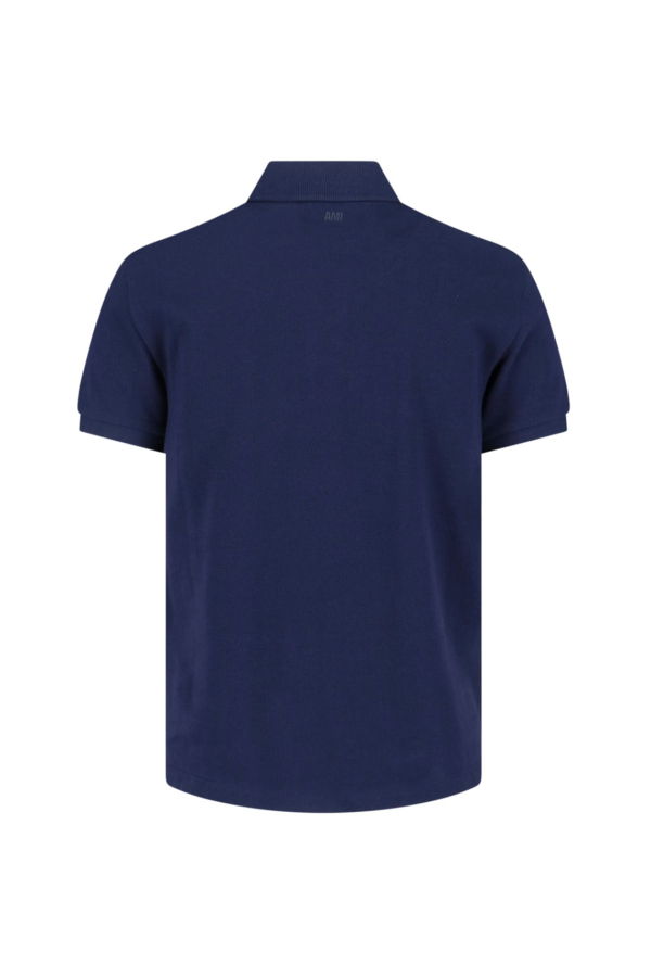 Ami Alexandre Mattiussi Ami De Coeur Polo Shirt - Blue