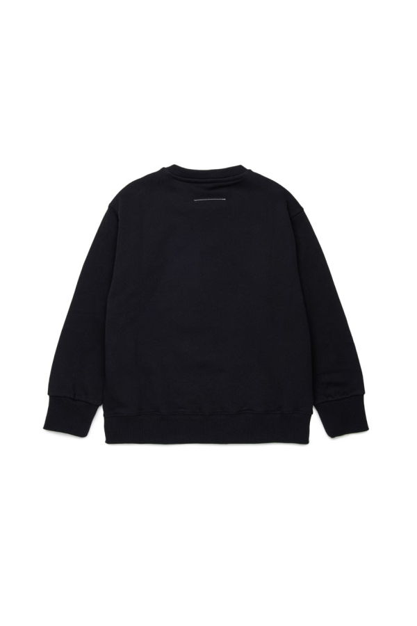 KIDS MM6 Maison Margiela Sweatshirt With Logo - Sweatshirt - Black