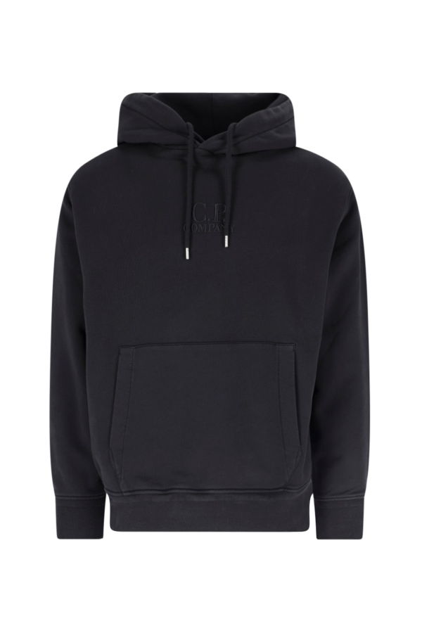 C.P. Company Logo Sweatshirt - Black