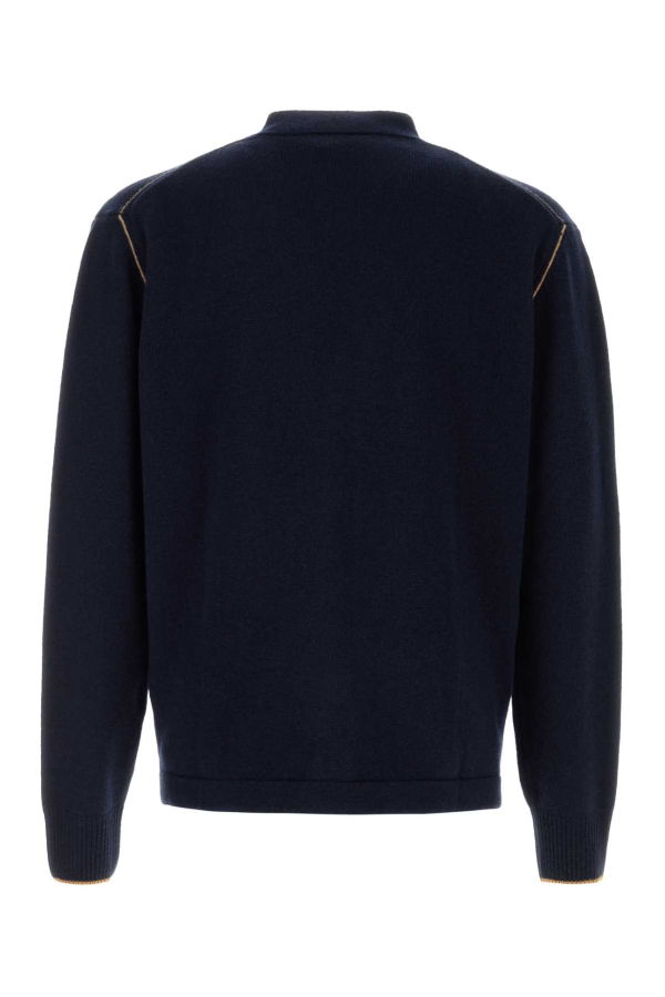 Vivienne Westwood Alex Wool Blend Cardigan - Navy Blue