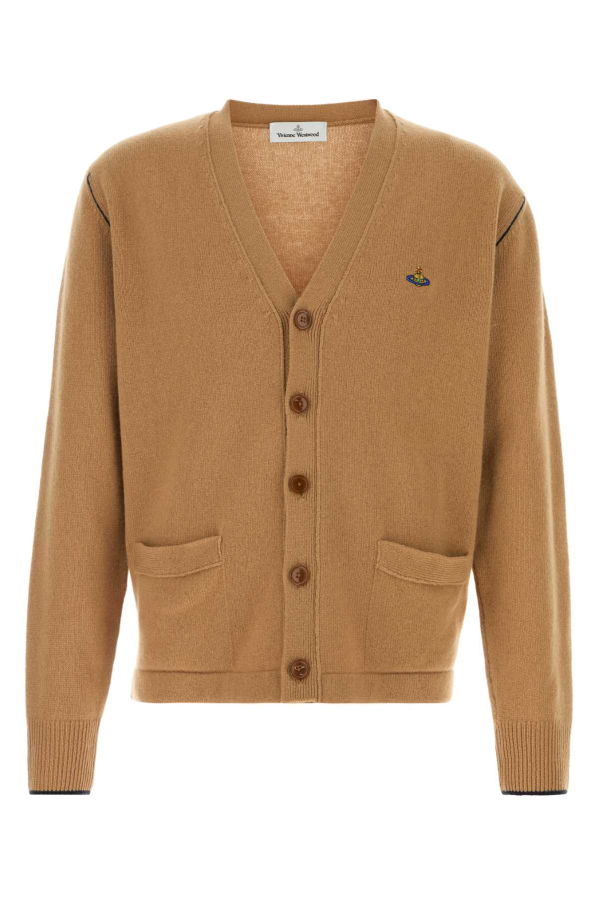 Vivienne Westwood Alex Wool Blend Cardigan - Camel