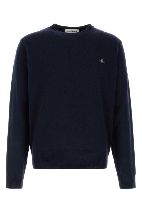 Vivienne Westwood Alex Wool Blend Sweater - Navy