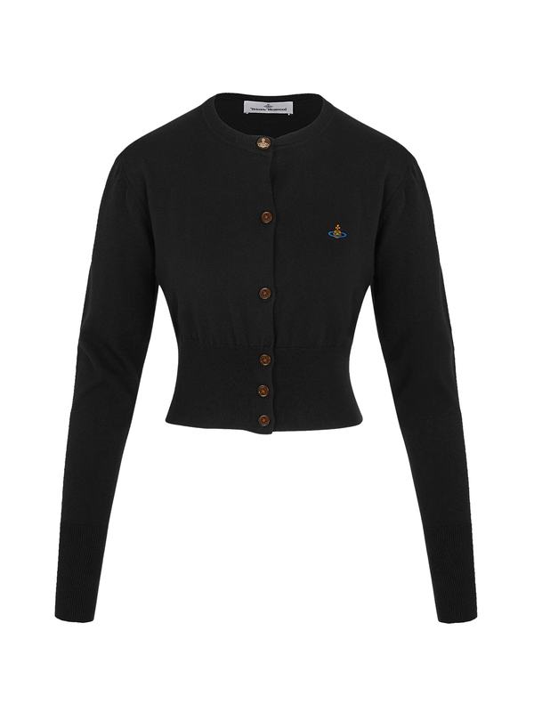 Vivienne Westwood Bea Cropped Cardigan - Black