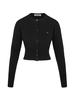 Vivienne Westwood Bea Cropped Cardigan - Black - Thumbnail 1