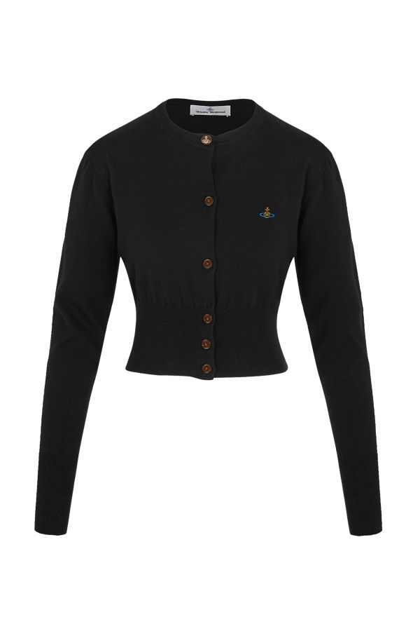Vivienne Westwood Bea Cropped Cardigan - Black