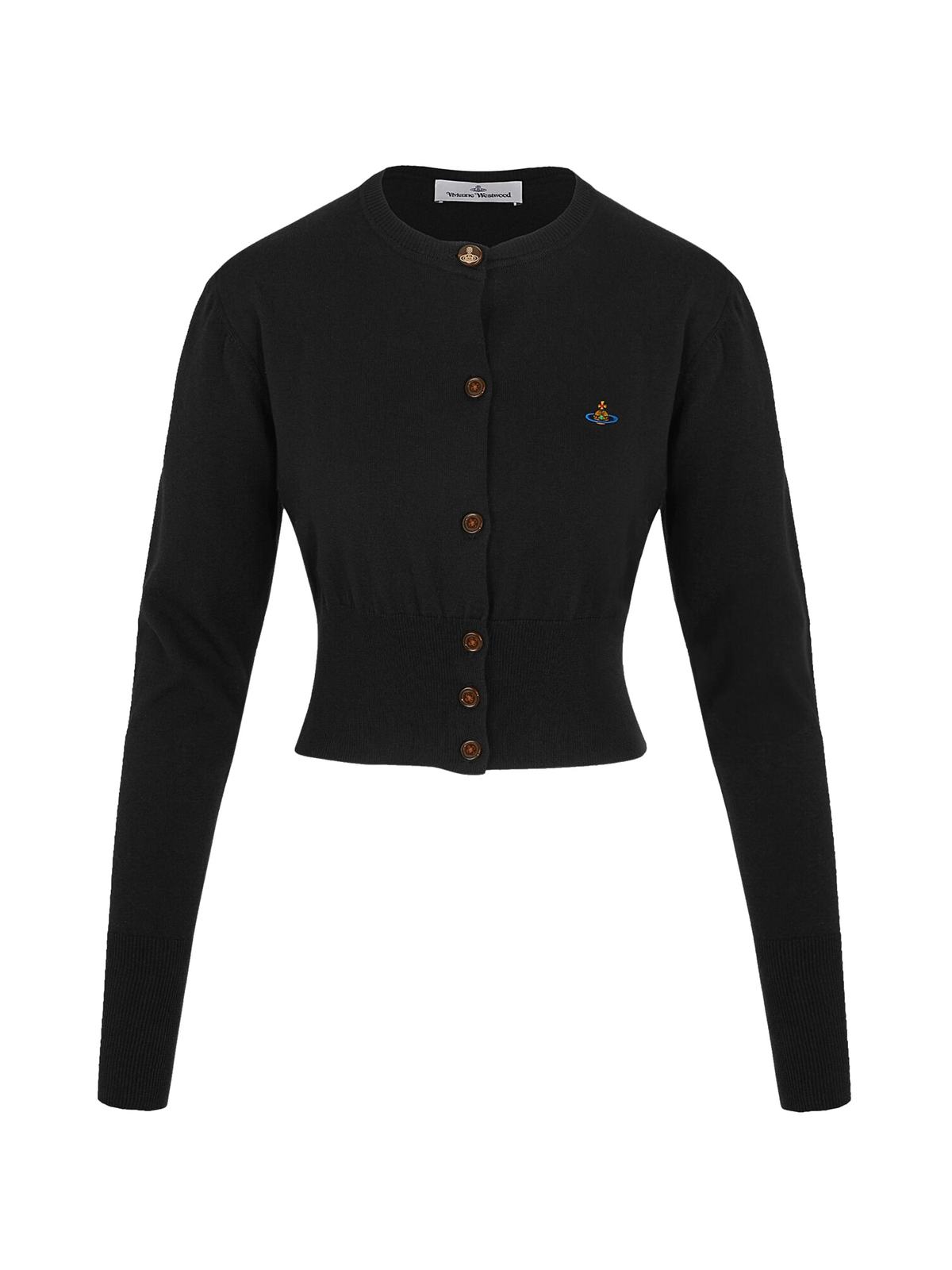 Vivienne Westwood Bea Cropped Cardigan - Black - Image 1 of 3