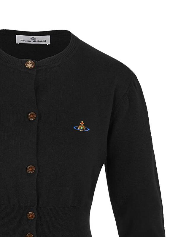 Vivienne Westwood Bea Cropped Cardigan - Black