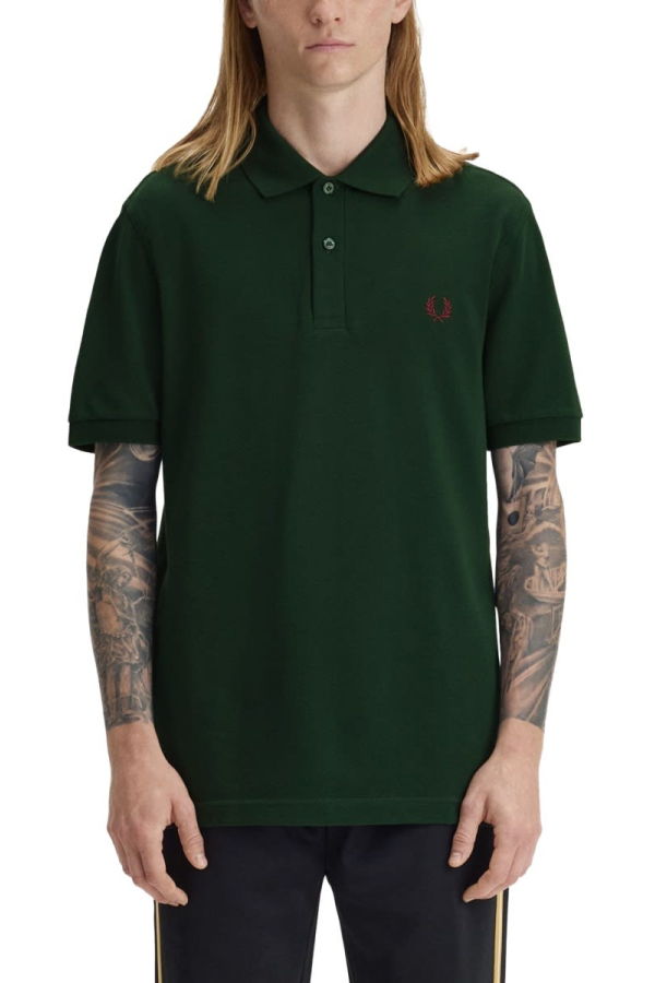 Fred Perry Polo With Logo Polo Shirt - Green