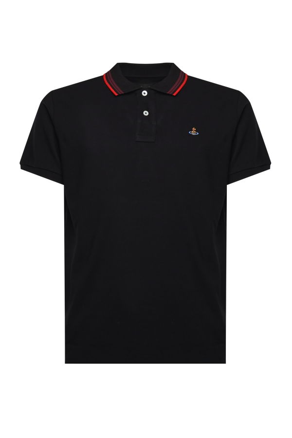 Vivienne Westwood Classic Cotton Polo Shirt - Black