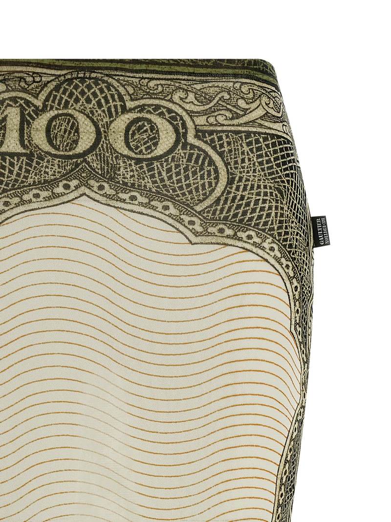 Jean Paul Gaultier Re-Edition - The Green Cartouche Skirt - Multicolor