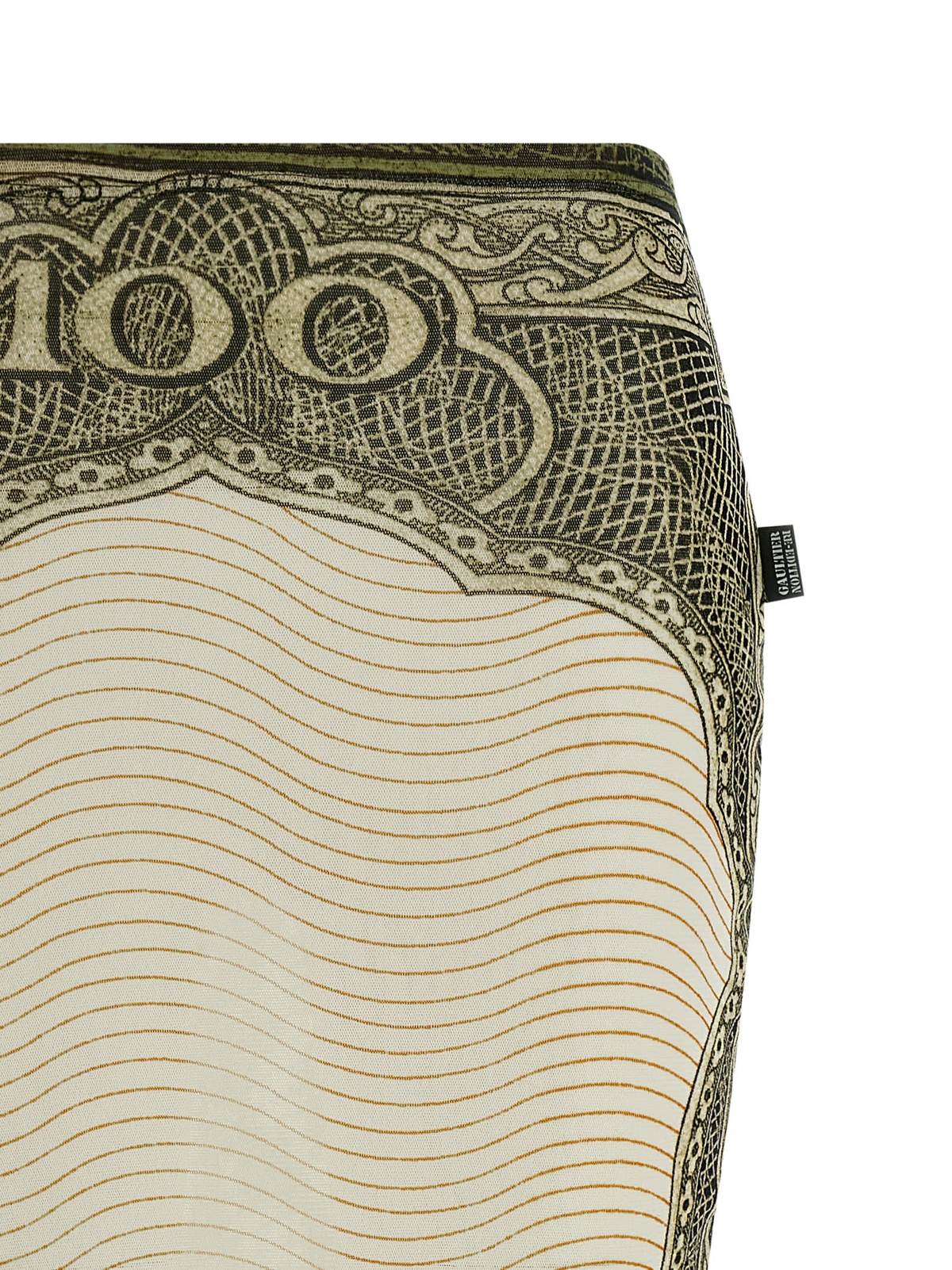 Jean Paul Gaultier Re-Edition - The Green Cartouche Skirt - Multicolor - Image 3 of 4