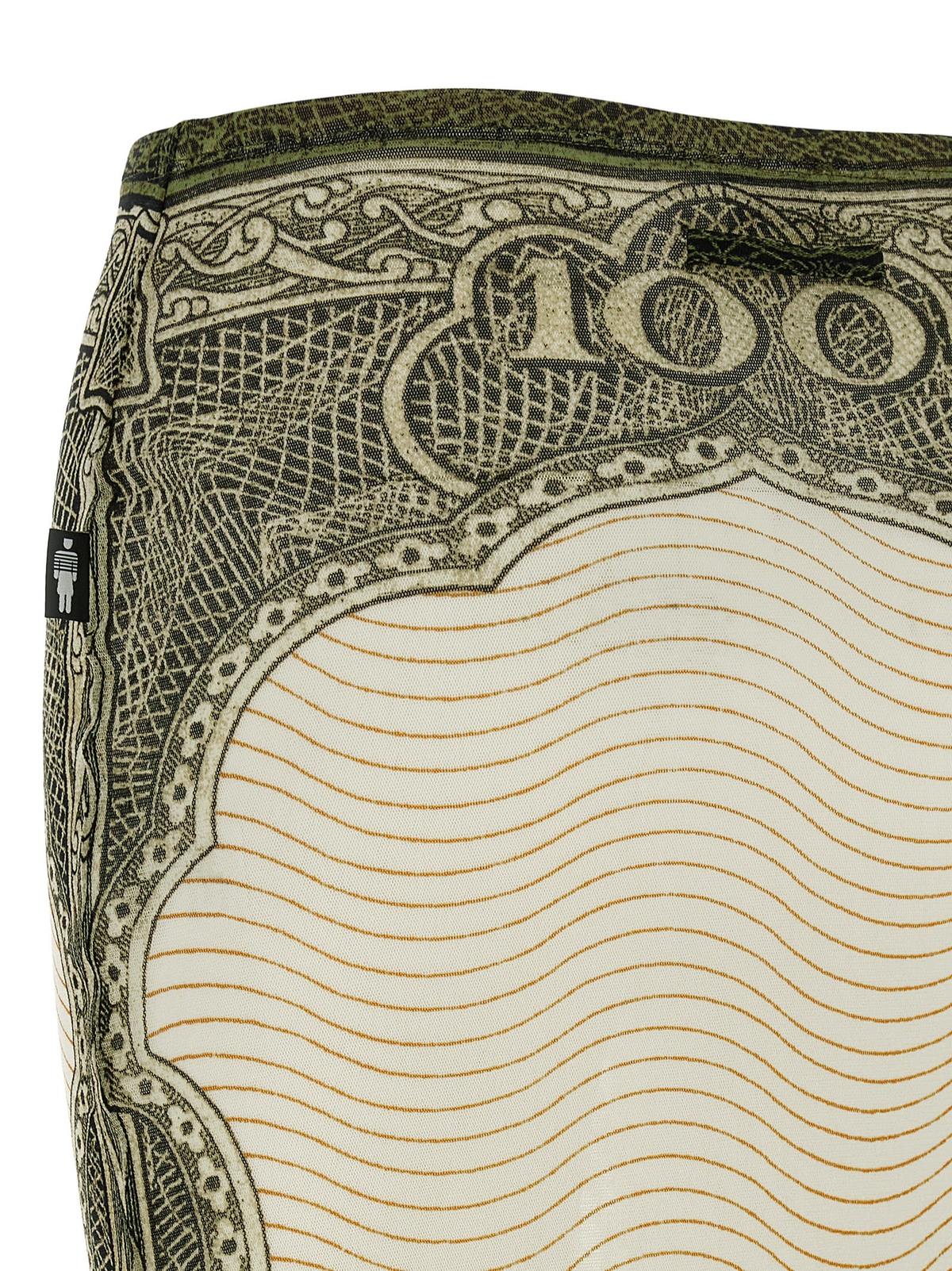 Jean Paul Gaultier Re-Edition - The Green Cartouche Skirt - Multicolor - Image 4 of 4