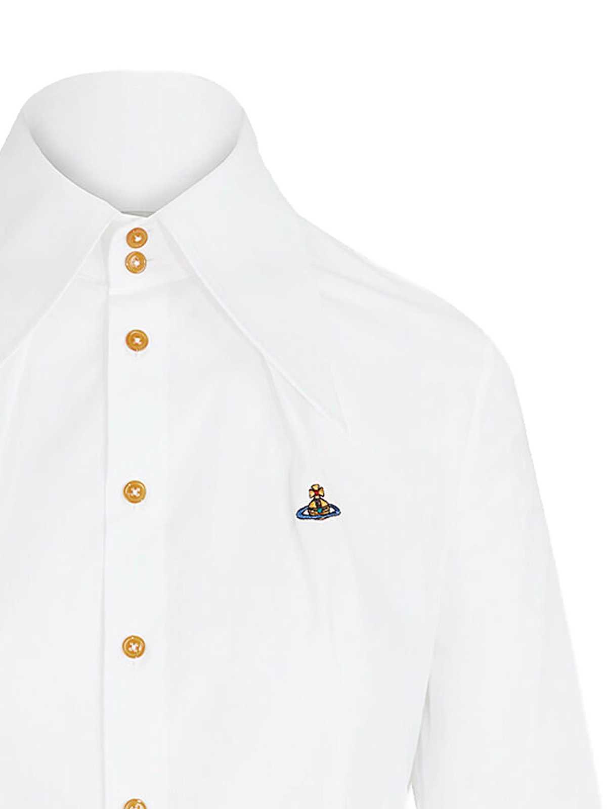 Vivienne Westwood W Violin Cotton Shirt - White - Image 2 of 3