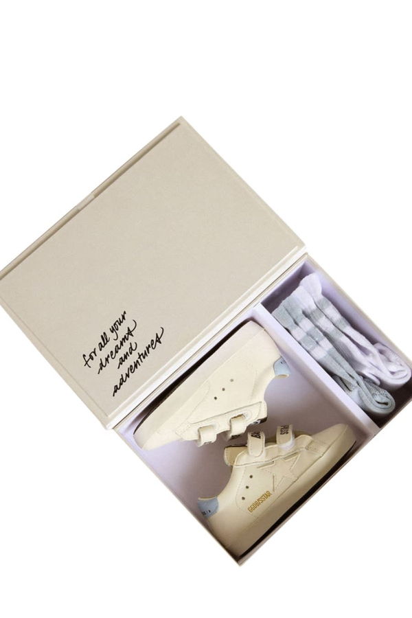 KIDS Golden Goose Set School Child Upper Shoes - White