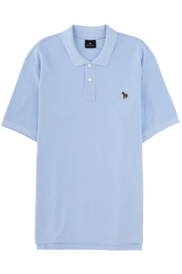 PAUL SMITH PS by Paul Smith Zebra Polo Shirt - Baby Blue