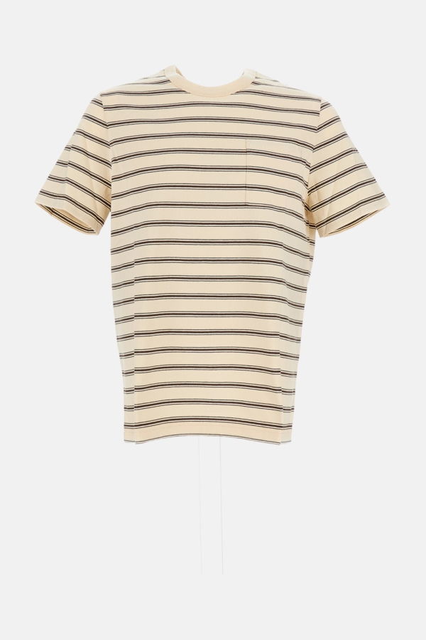 A.P.C. Striped Tee - Beige