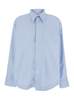 Ami Alexandre Mattiussi Long-Sleeved Striped Shirt - Light Blue - Thumbnail 1